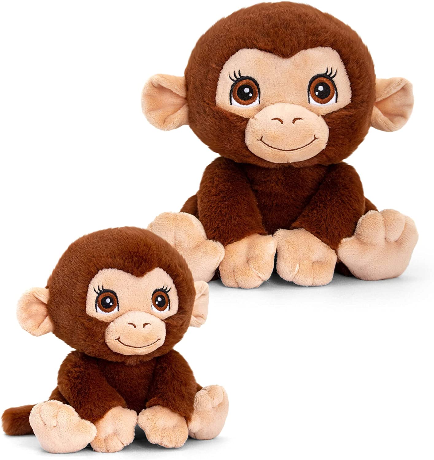 Keel Adoptable World MONKEY 16cm 100% Recycled Eco Plush Soft Toy - 0