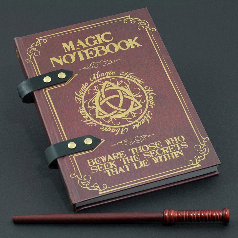 A5 Magic Wand Notebook Note Pad with Wand Pencil Novelty Notepad Harry Potteer