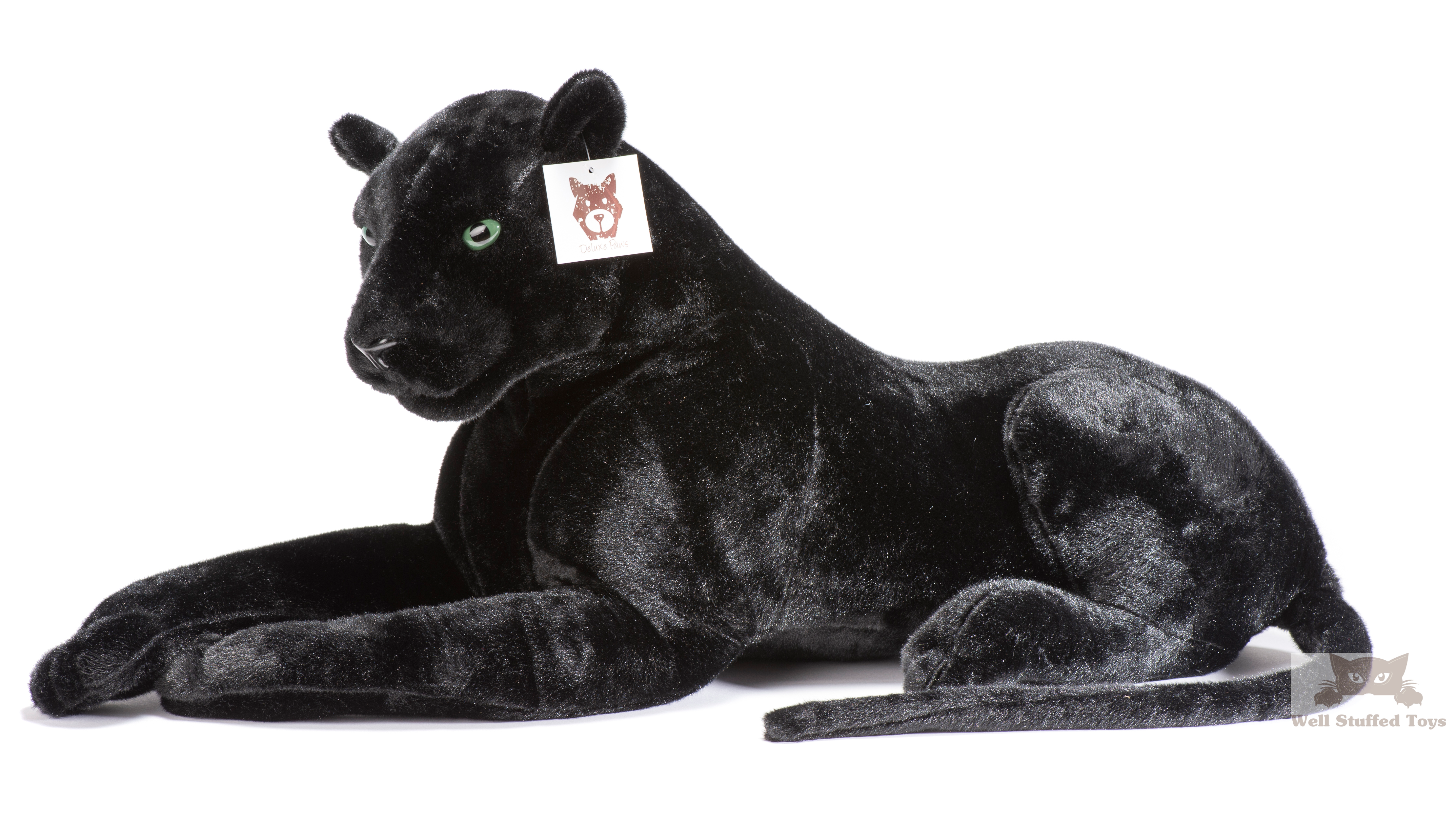 Deluxe Paws Realistic Large Panther Stuffed Soft Toy 140cm