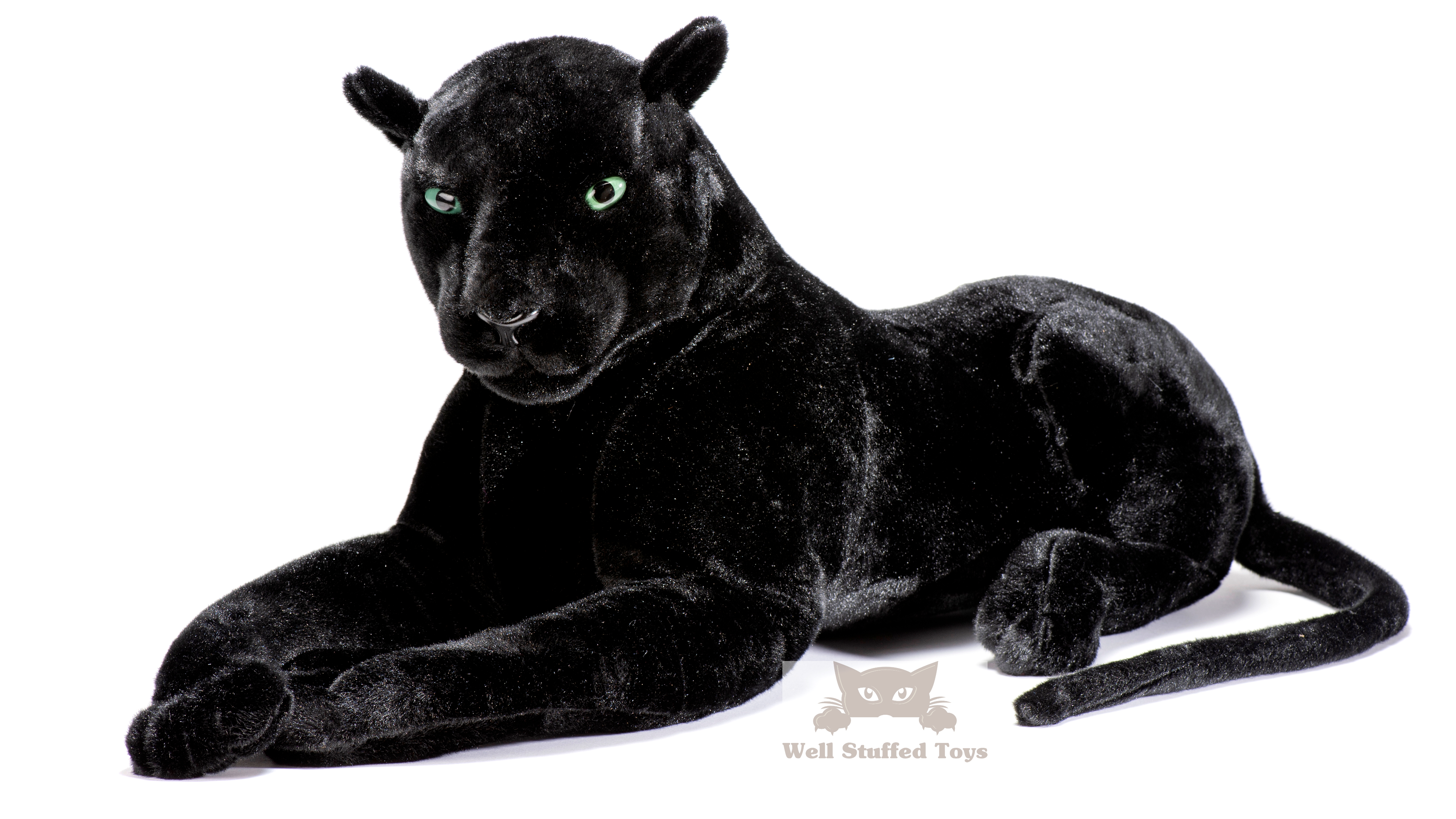 Deluxe Paws Realistic Large Panther Stuffed Soft Toy 140cm