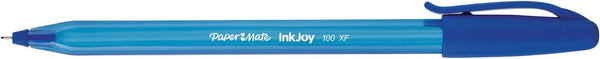 Paper Mate InkJoy 100ST Ballpoint Pens | Ultra Fine Point (0.5 mm) | Blue | 50 PACK