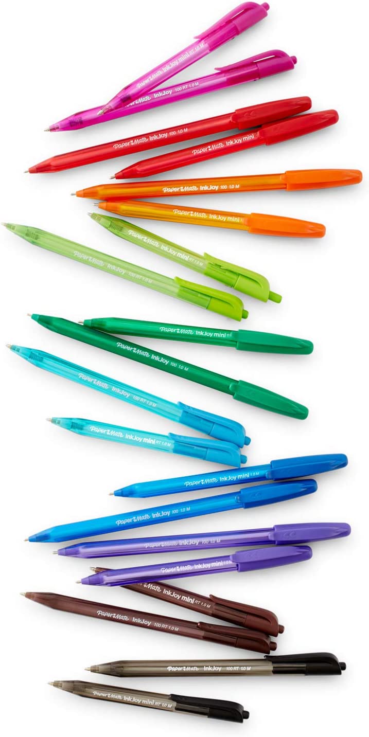 Paper Mate InkJoy 100ST Ballpoint Pens | Ultra Fine Point (0.5 mm) | Blue | 50 PACK