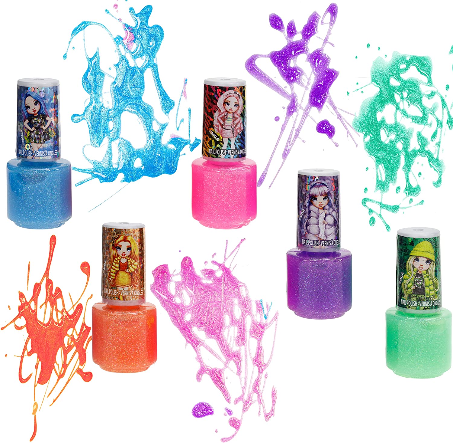 Townley Girl Peel-Off Nail Polish Activity Sets for Girls