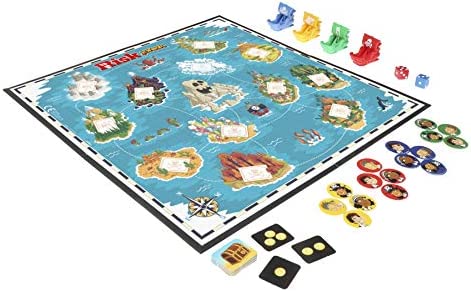 Hasbro Gaming Risk Junior Game, Strategy Board Game, Pirate Themed Game