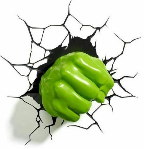 Marvel Hulk Fist 3D Wall Light