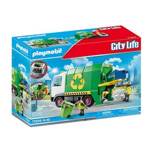 Playmobil Recycling Truck 61 Piece Set 71234 Waste Bin Collection