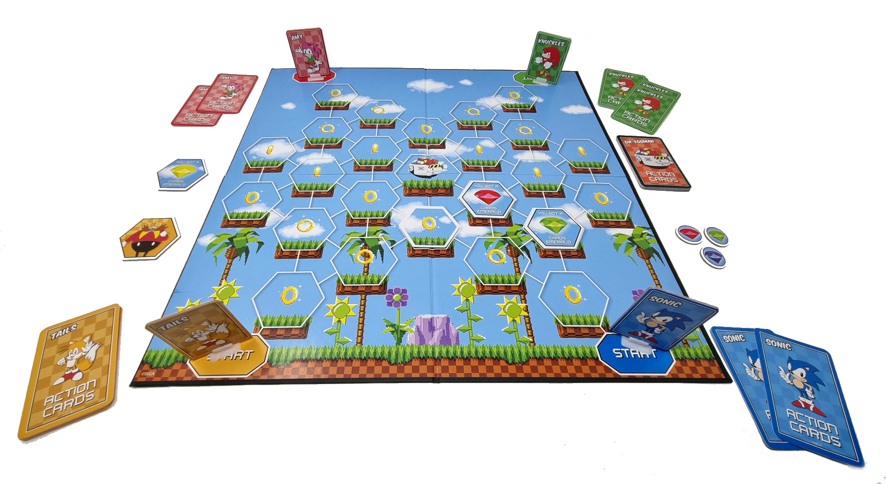 Sonic the Hedgehog Board Game - Sonic Battle - The Search for the Chaos Emeralds