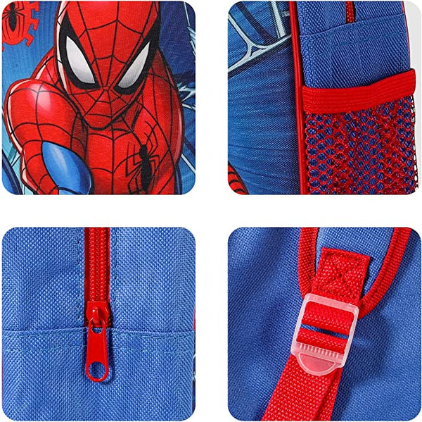 Spiderman Blue Crawler Small Backpack School Bag For Boys Nursery Pre School