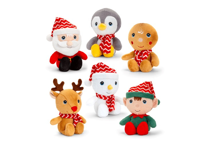 Keel Keeleco Christmas Elf Santa Penguin Snowman Beanie Pals 15cm 6 Xmas Designs