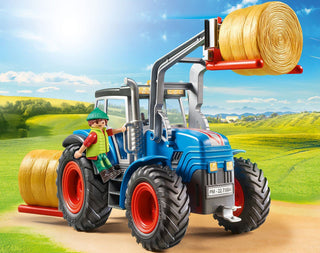 Playmobil Country 71004 Large Tractor with Accessories and Trailer Coupling Toy