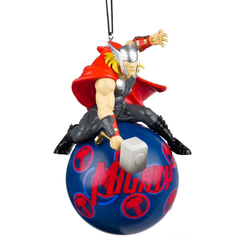 Marvel Christmas Tree Decorations Baubles - Hulk, Thor, Spiderman, Captain America