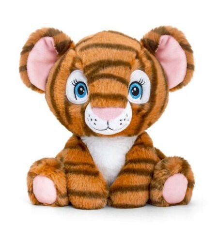 Keel Adoptable World TIGER 16cm 100% Recycled Eco Plush Soft Toy - 0