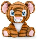 Keel Adoptable World TIGER 16cm 100% Recycled Eco Plush Soft Toy