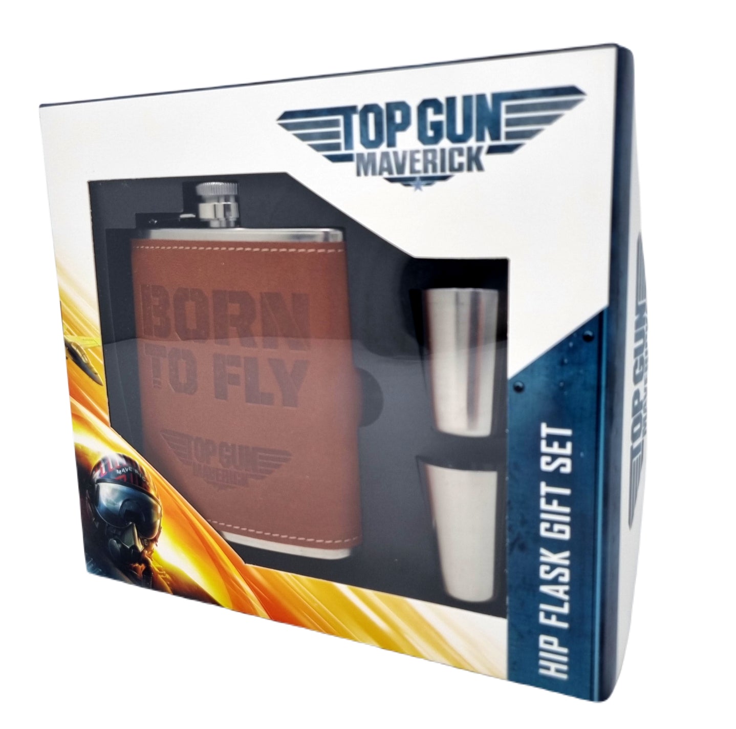 Top Gun Maverick Hip Flask - Born to Fly