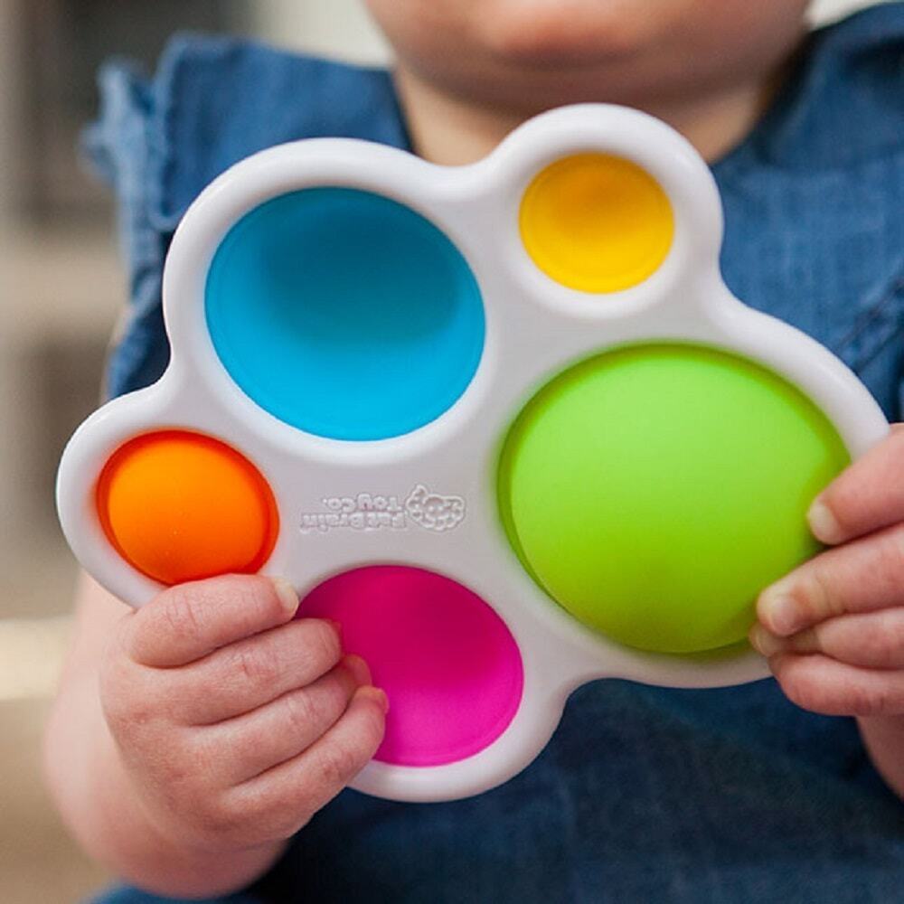 Dimpl by Fat Brain Toys, Tactile Sensory Toy, Fine Motor Skills, Babies Children