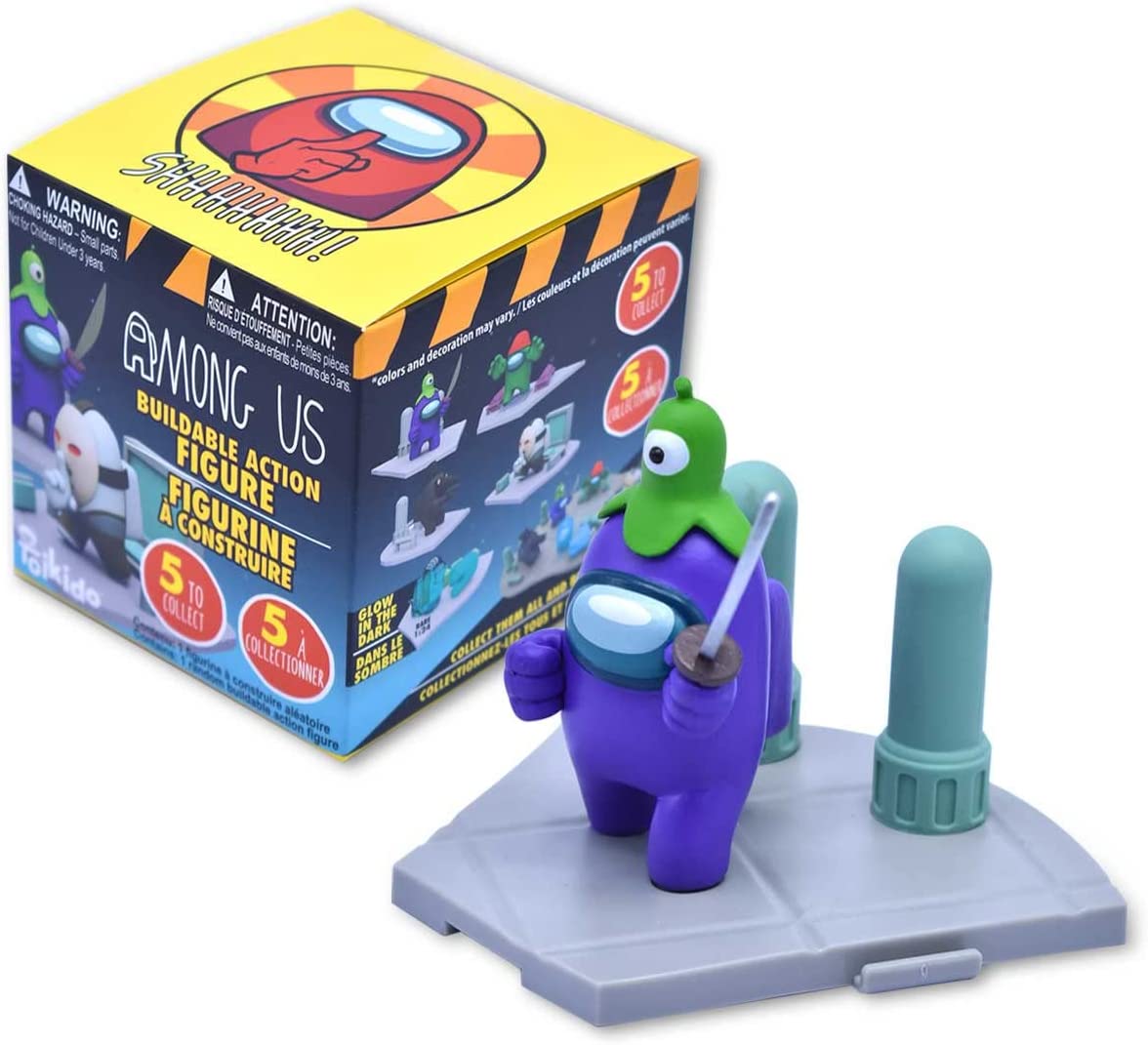 Among Us Craftables - Officially Licensed Buildable Action Toy Figures