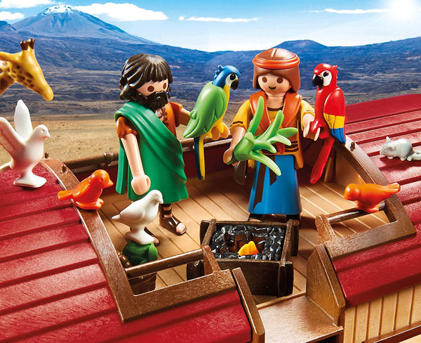 Playmobil 9373 Wild Life Floating Noah's Ark with Functioning Crane